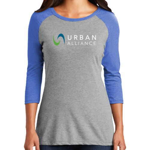 District® Women’s Perfect Tri® 3/4-Sleeve Raglan Thumbnail
